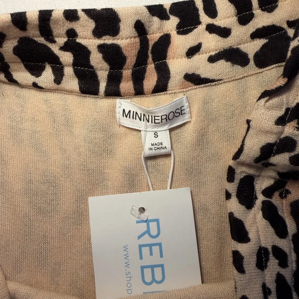 Minnie Rose Cheetah Print‎ Maxi Skirt